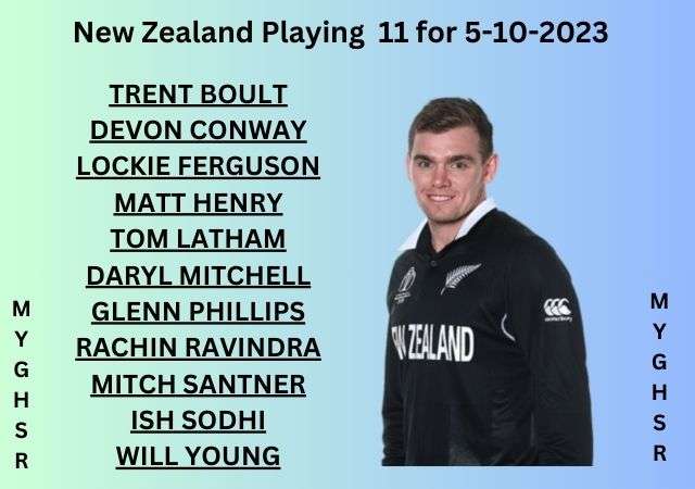 England vs. New Zealand - ICC Cricket World Cup Opener 2023