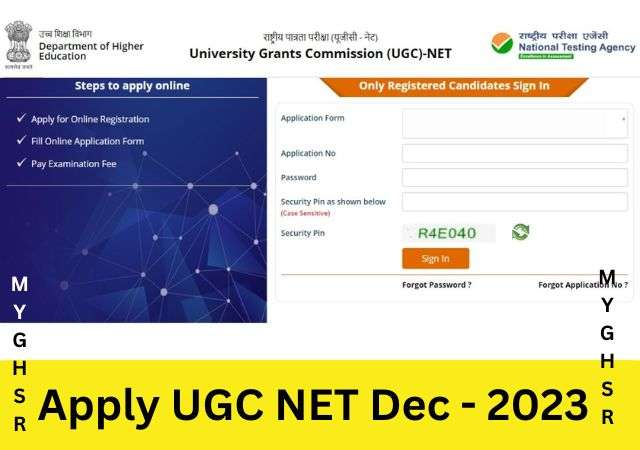 UGC NET December 2023: Apply Registration, Exam Dates, and Application Details