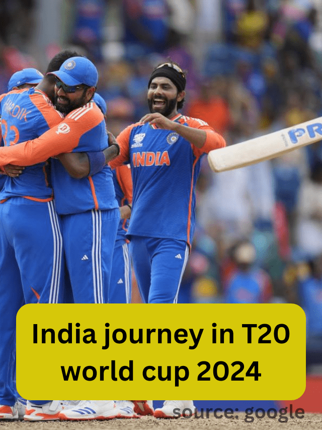 India journey in T20 world cup 2024